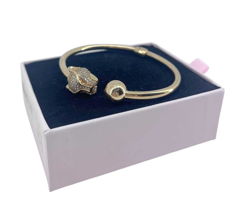 Wyjątkowa Złota Bransoletka Pantera 585 12,65g