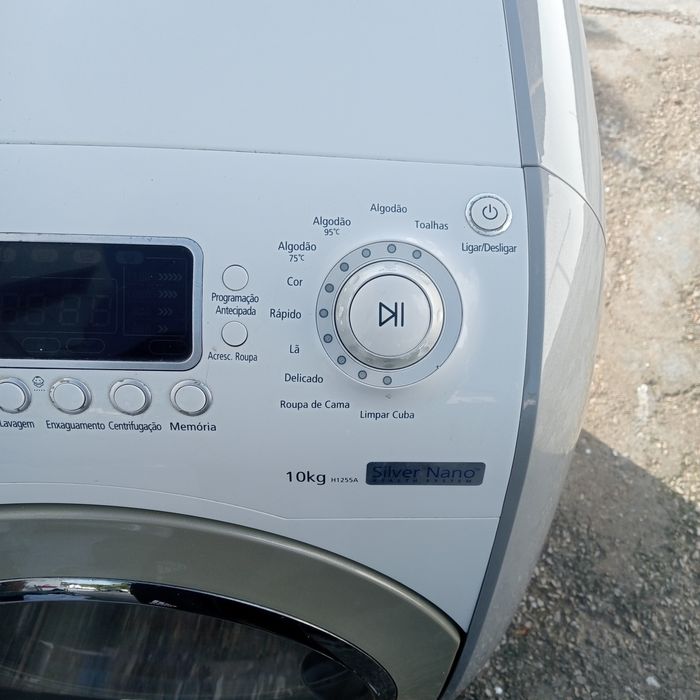 Máquina de lavar roupa, semi-nova 10Kg
