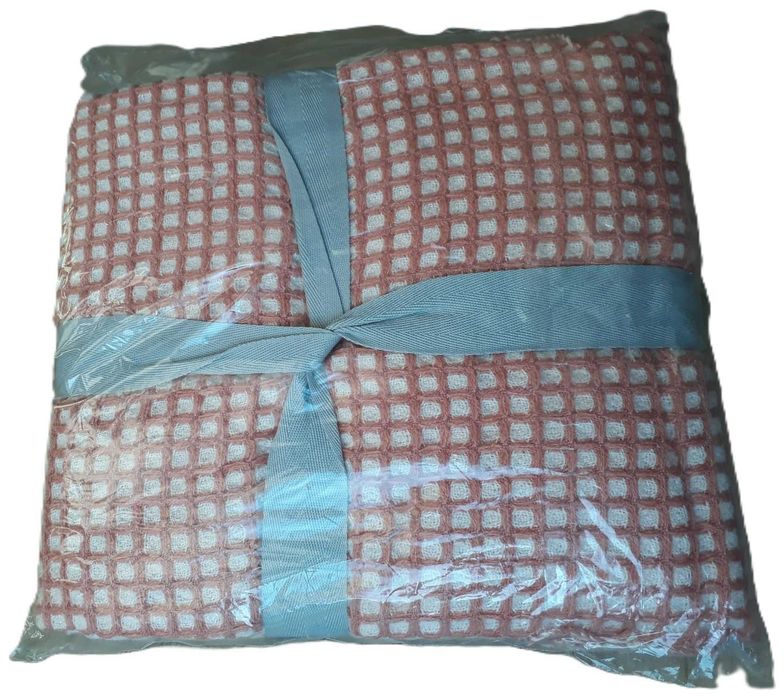 Pled koc Home&You Cosare red medium łososiowy - brudny róż 130x170