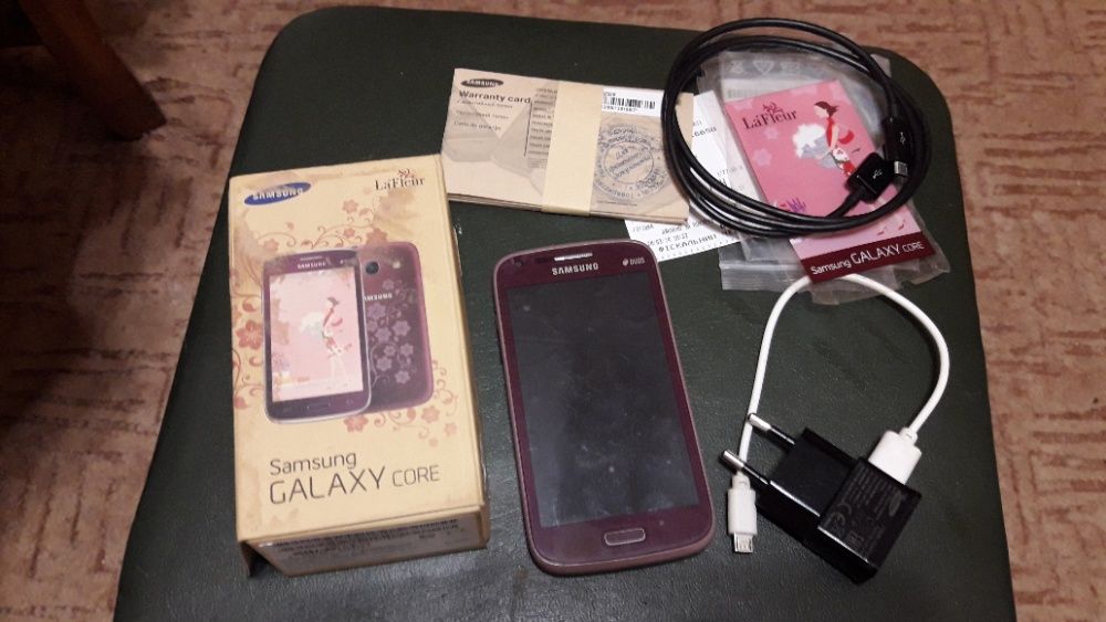 Samsung Galaxy Core Duos I8262 Wine Red La Fleur