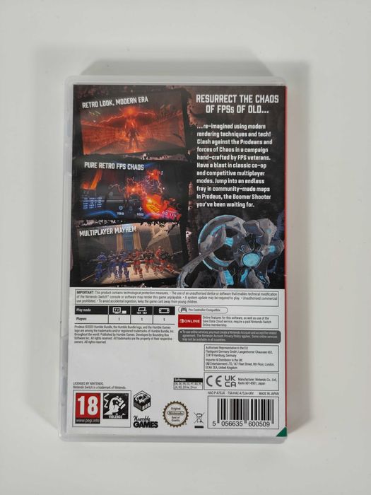 Prodeus Nintendo Switch