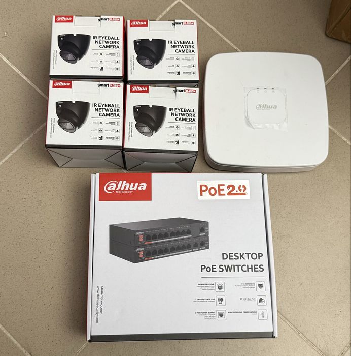 Zestaw monitoringu Dahua  gotowy do instalacji! Gwarancja Faktura
