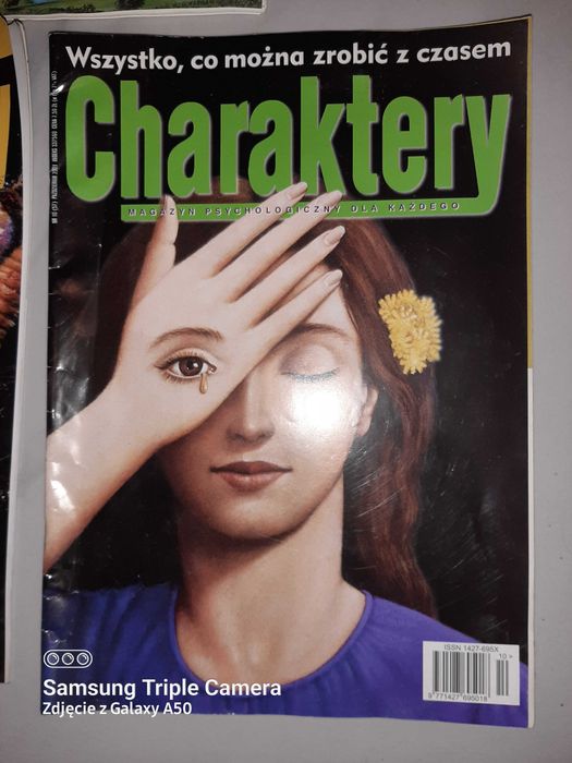 Psychologia „Charaktery” Magazyn 9/1999, 4/2000, 10/2001, stan b.dobry