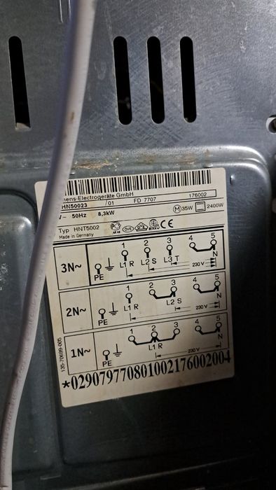 Електро плита Siemens HNT5002