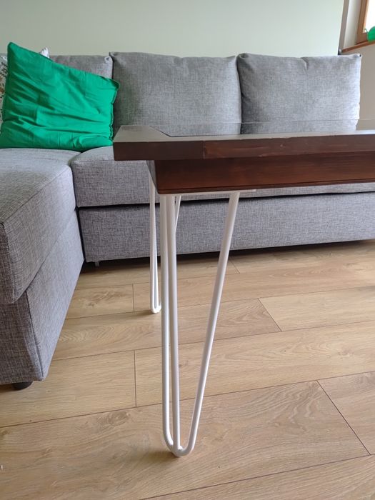 Stolik kawowy LED loft nowoczesny