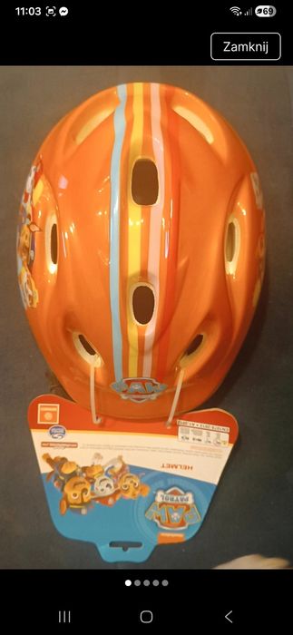 Kask rowerowy Psi Patrol