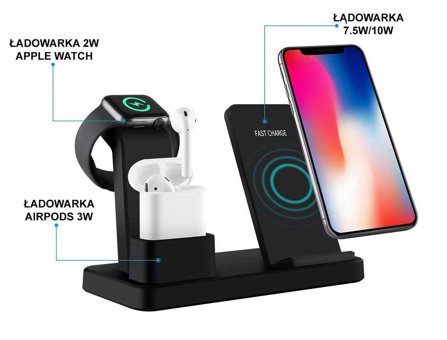 Ukryta Kamera Wifi Ładowarka Indukcyjna Podgląd Na Żywo Mkwx55
