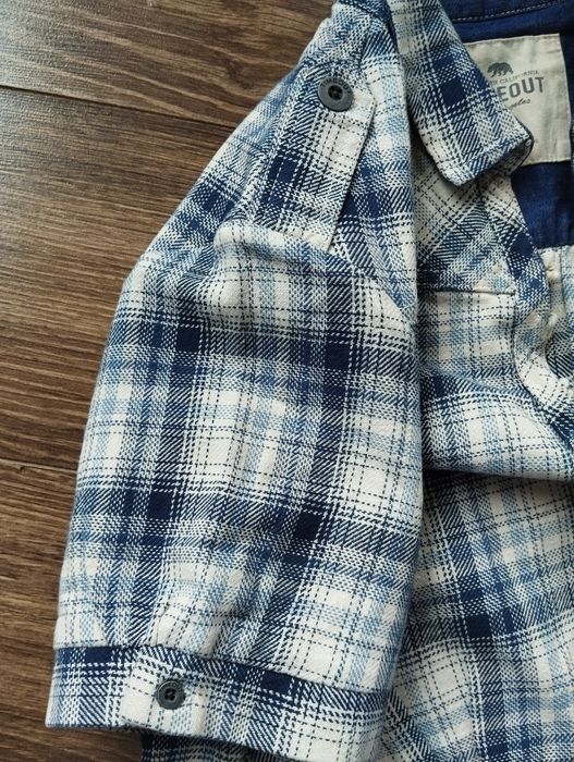 Koszula flanelowa z jeans Timeout L