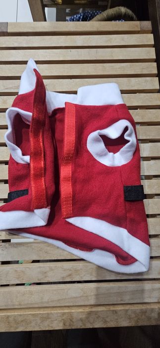 Ubranko ubranie dla psa pieska Mikołaj 35 cm nowe