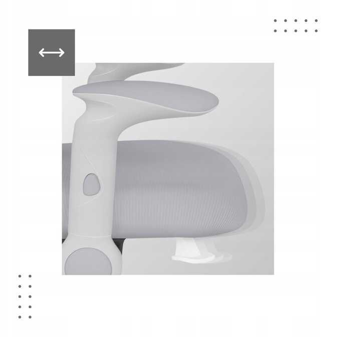 Krzesło obrotowe DZIECIĘCE Mark Adler Junior 5.0 podnóżek podłokietnik