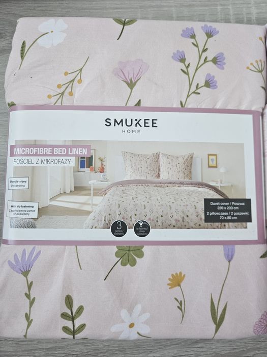 Zestaw pościel + prześcieradło  220 200 smukee
