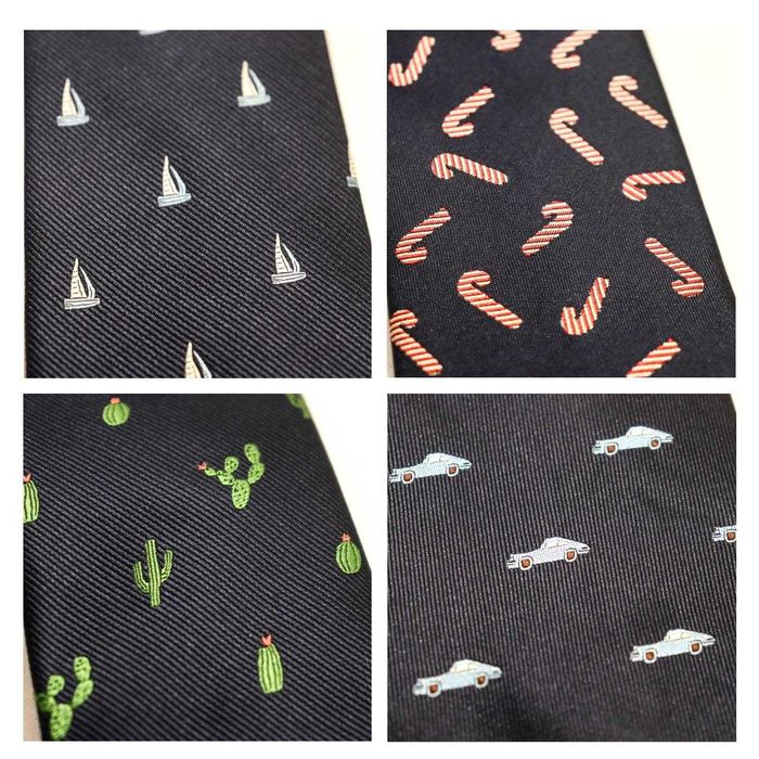 Gravata (Porsche 911, Catos, Bengala de Natal, Barcos a Vela, Rosas)