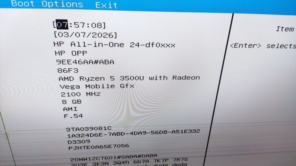 Моноблок HP 24" ryzen 5 3500U 8/1Tb
