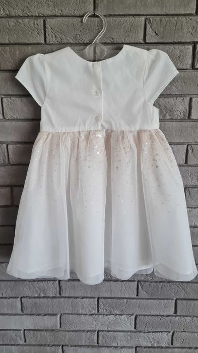 Sukienka ecru dziewczęca So Cute 92