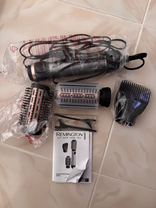 Remington Keratin Protect AS8811 – Escova Rotativa 1000W Nova