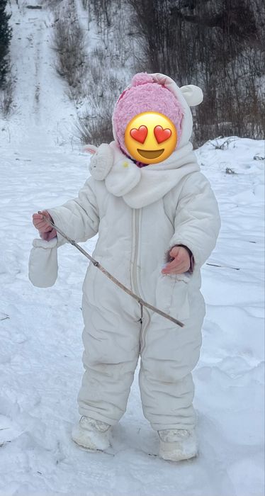 Зимовий комбінезон для дівчинки 80-92