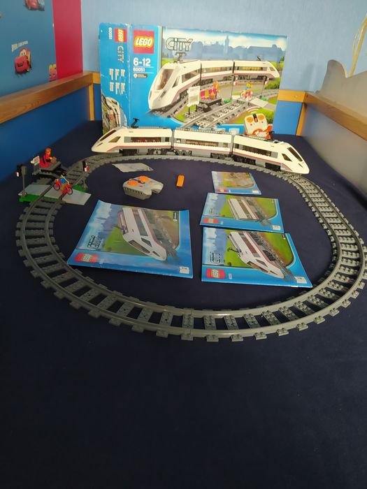 LEGO 60051 Superszybki pociąg pasażerski zestaw używany.