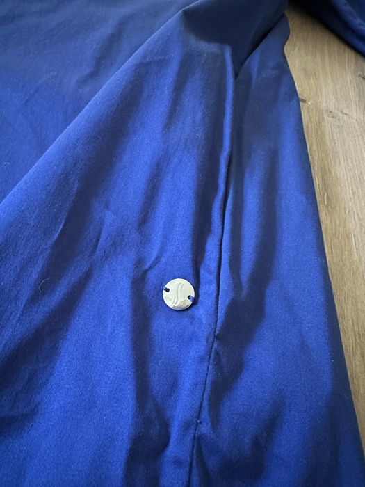 Sukienka krótka w kolorze niebieskim Simple