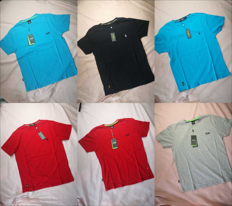 Koszulka męska Hugo Boss RAlph Lauren tshirt kolory