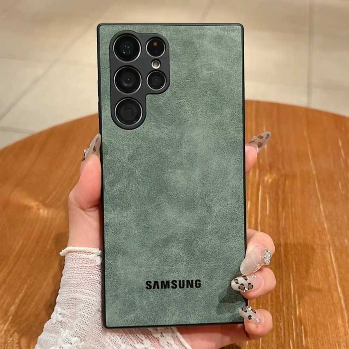Capa Samsung traseira em couro - PORTES INCLUIDOS