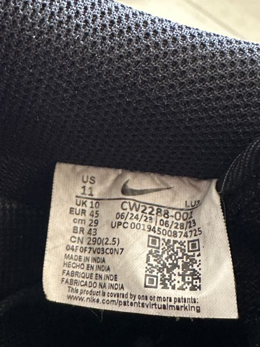 Оригінал! Nike Air Force 1 07 Black CW2288-001