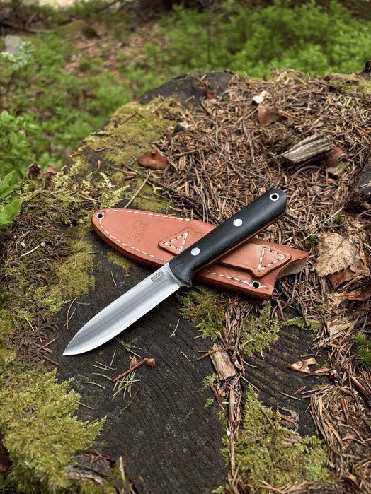 Bark River Mini Kephart CPM 3V Чорна Матова Мікарта