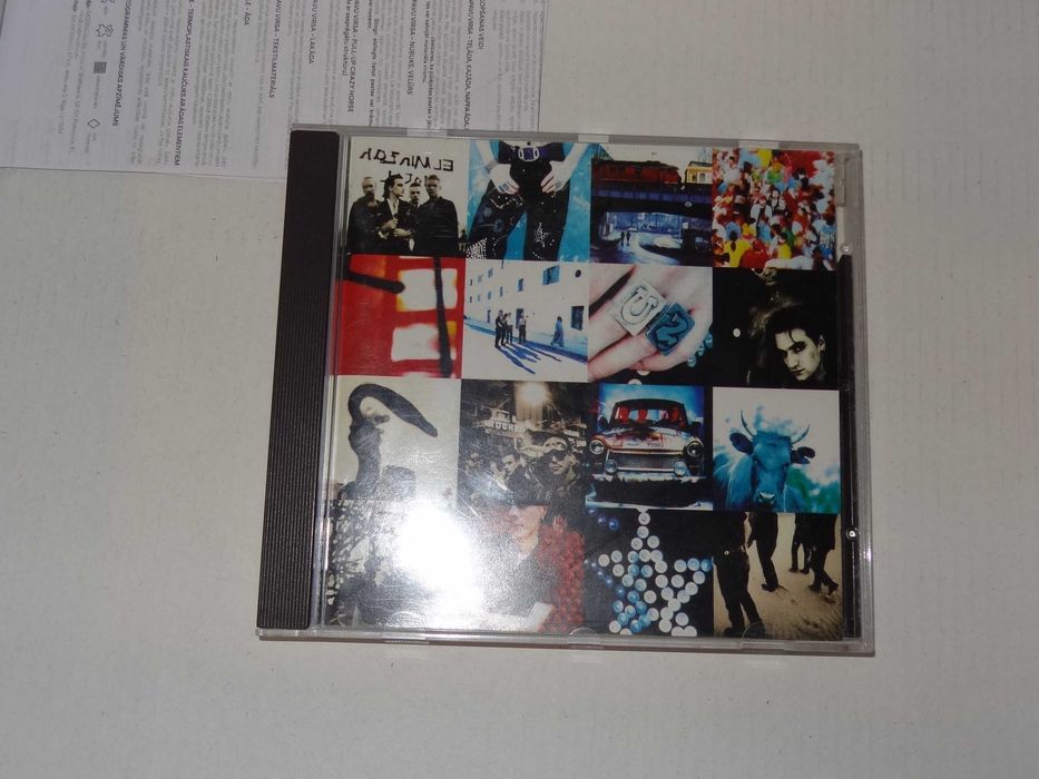 + Achtung Baby U2 + płyta CD zespołu U2, bdb