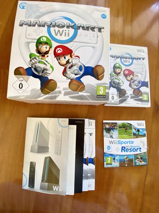 Consola Nintendo Wii com acessorios