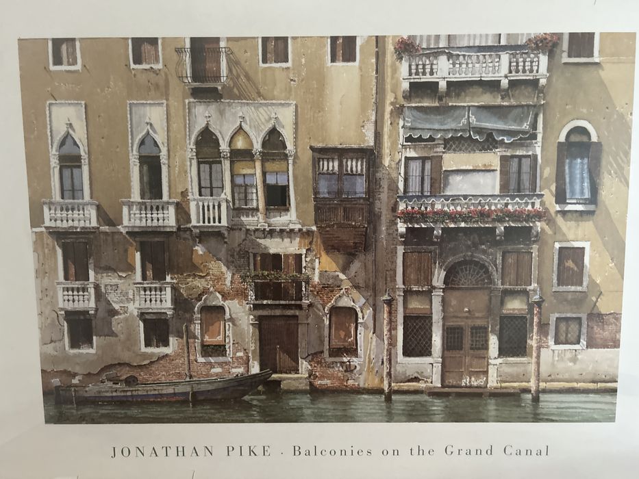 Jonathan Pike zatytułowana „Balconies on the Grand Canal”.