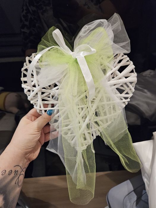 Serca z wikliny papierowej