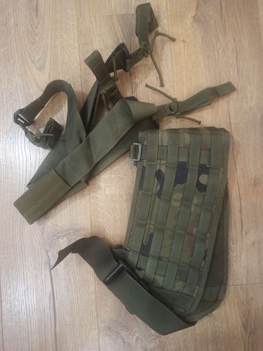 Pas taktyczny biodrowy z szelkami