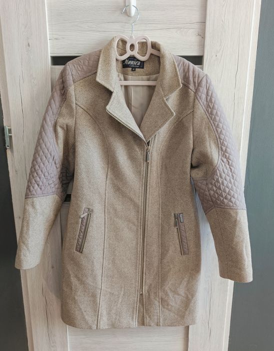 Płaszcz Monica Colection wełna kaszmir M/L