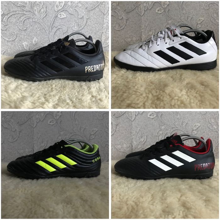 Як нові, оригінальні сороконіжки футзалки Adidas 42,5 42 41,5 27 26,5