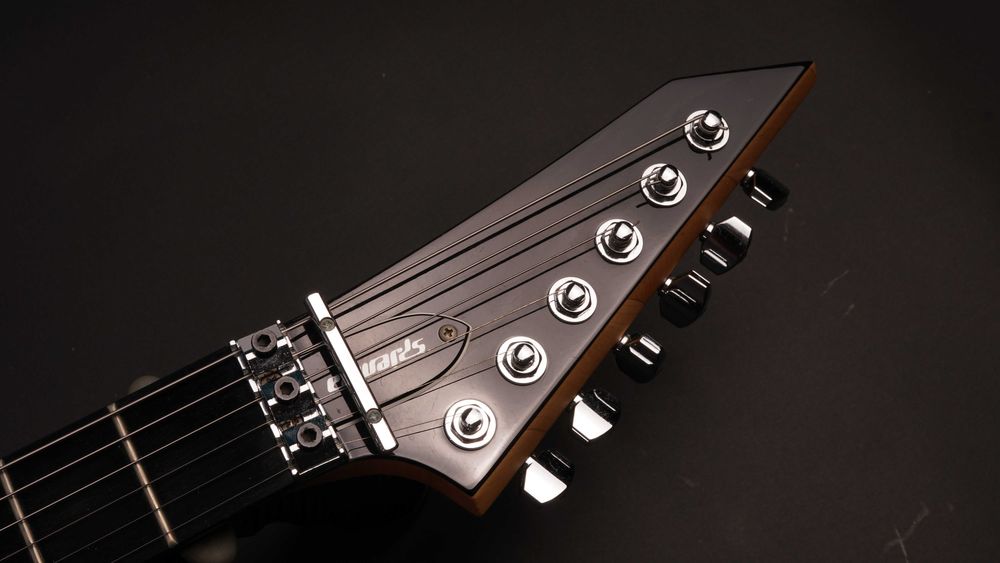 Edwards E-MV-125FR Custom Order – Japan – Black w/ Gold Sparkle