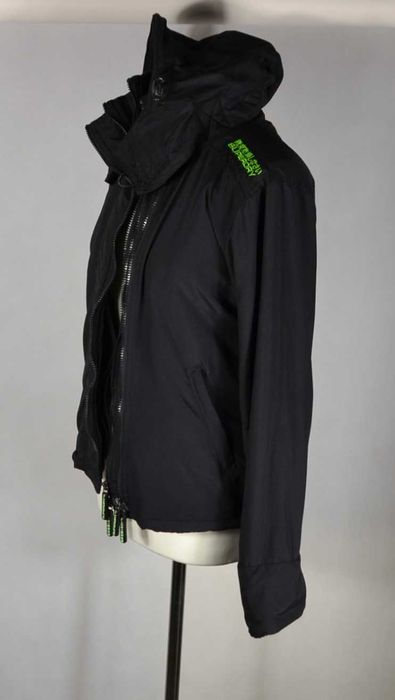 SUPERDRY Windcheater Kurtka Damska M Oryginalna Super Stan Kaptur