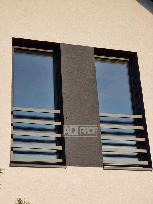 Balkon francuski aluminiowy – producent | RAL | Na wymiar Balustrada