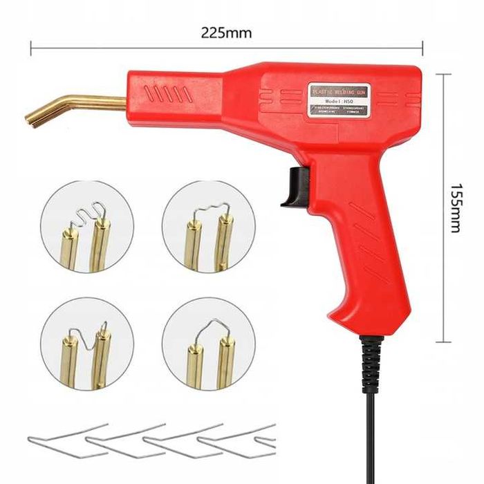 Lutownica Spawarka Zgrzewarka Do PLASTIKU + ZSZYWKI