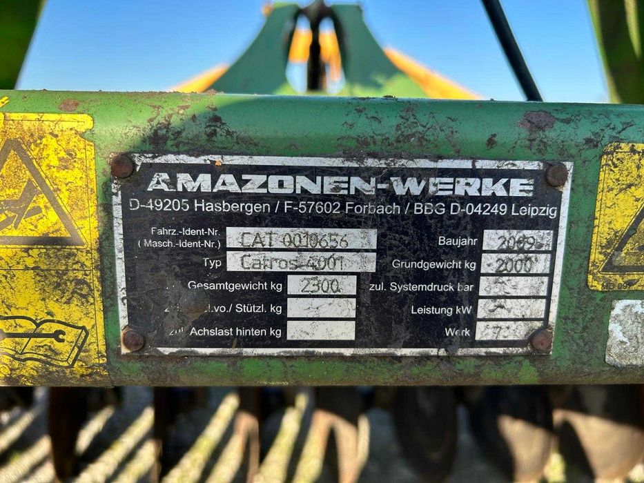 Amazone Catros 4001 (4М)