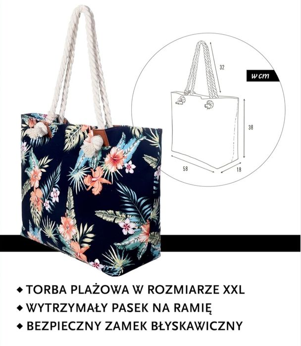 Torba plażowa Don Don XXL