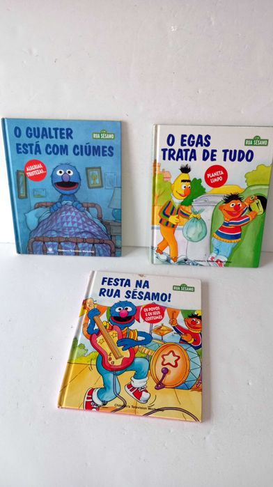 Livros da Coleção da Rua Sésamo (mais nas restantes fotos)