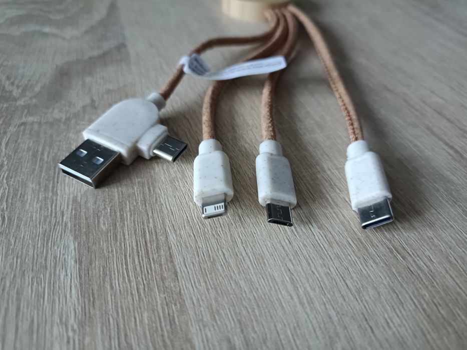 Korkowy kabel do ładowania B'right
