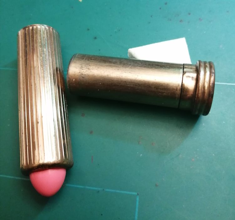 Caixa para BATON antiga em metal USA