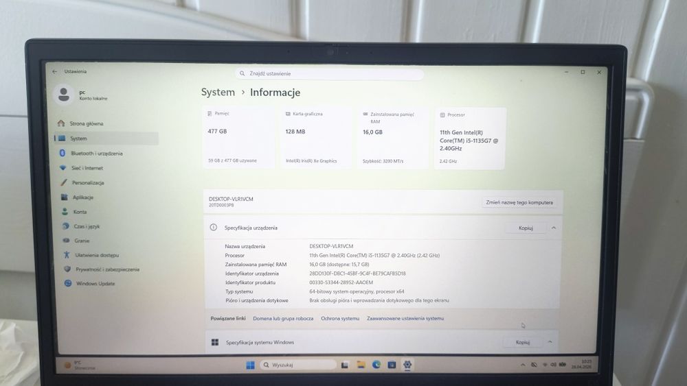 Laptop Lenovo ThinkPad E15 G2 jak nowy