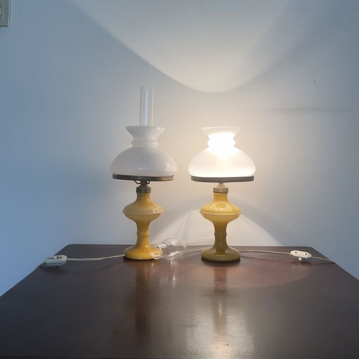 2 candeeiros vintage