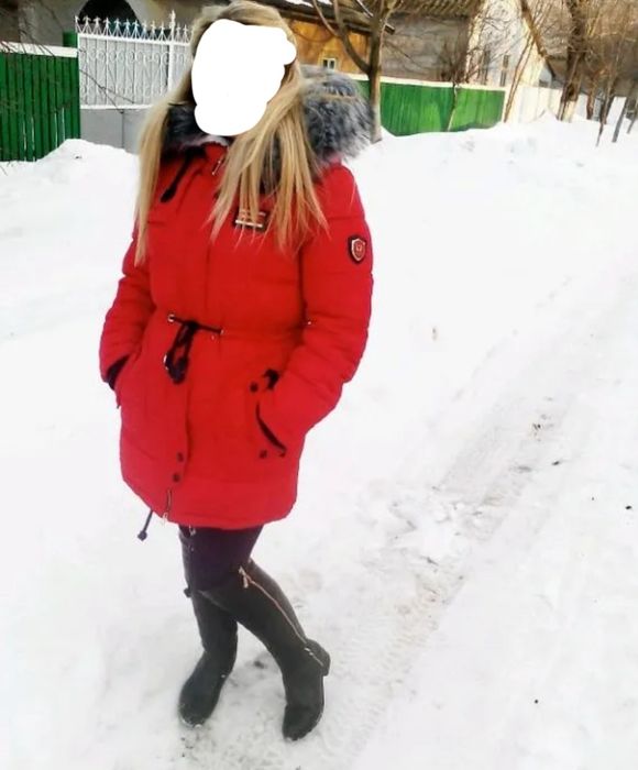 Продам пуховик парка б/у