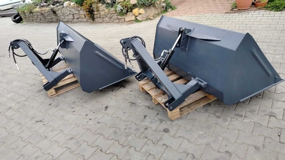 Łyżka hydrauliczna ciągnika na tuz tył/przód. Producent.