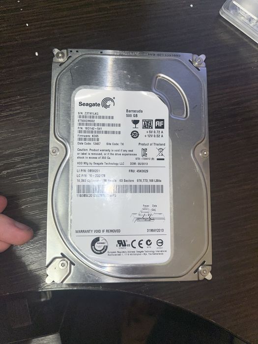 HDD 500gb ідеальний