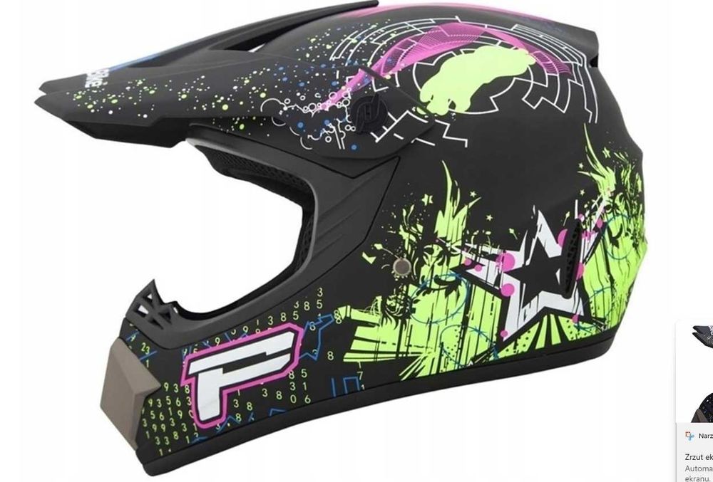 KASK Cross ATV Quad Enduro hulajnoga + Gogle wszystkie rozmiary