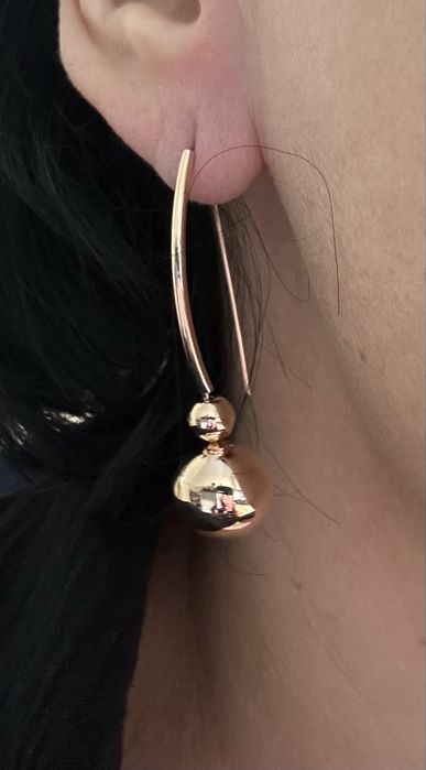 Сережки, золото 585 проби 4.75;5.55г