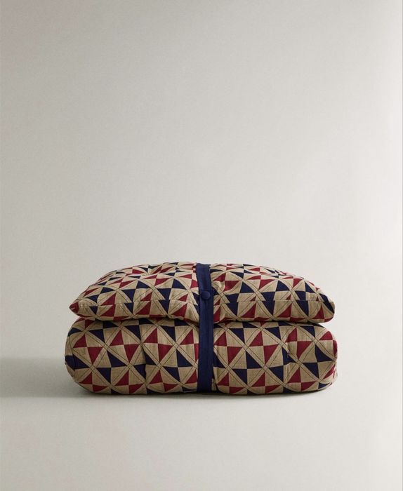 Topper Algodão Design Geométrico Zara Home NOVO